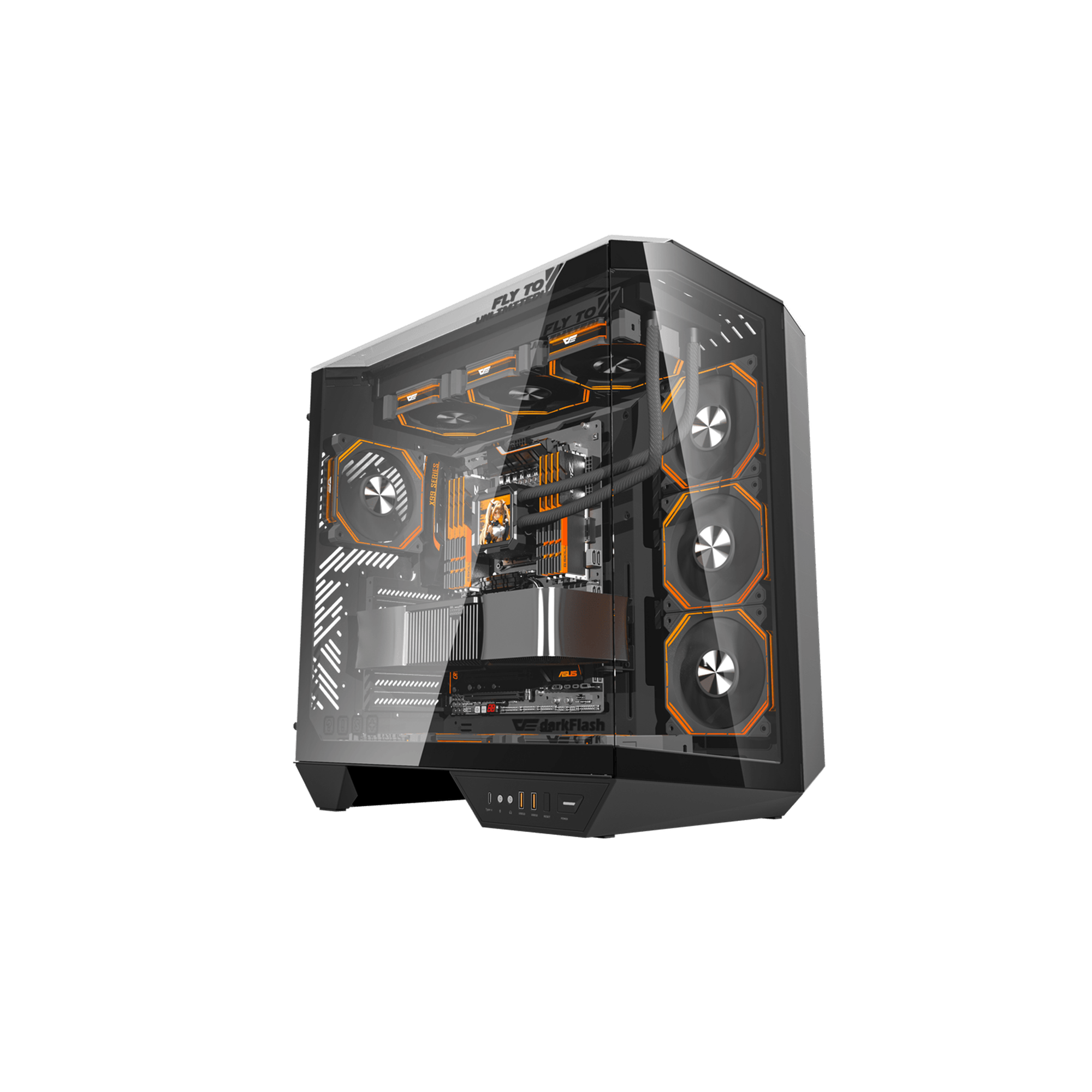 Aigo Darkflash Arcee DY470 ATX PC Chassis