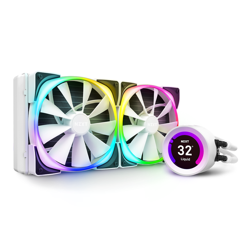 NZXT Kraken Z63 RGB 280mm AIO CPU Liquid Cooler - White NZXT Kraken Z63 RGB 280mm AIO CPU Liquid Cooler - White