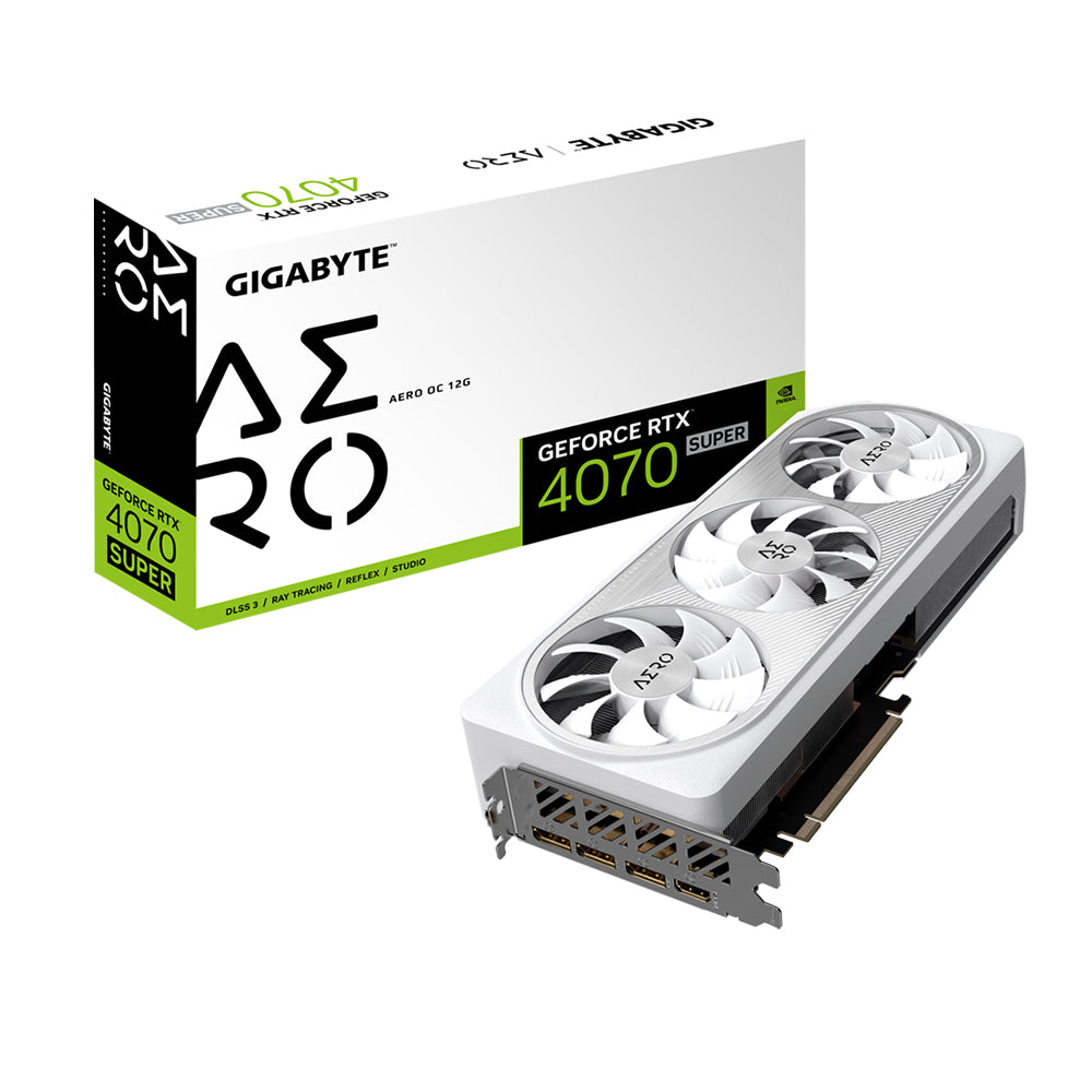 GIGABYTE GeForce RTX 4070 SUPER Aero OC 12G 12GB GDDR6X Graphic Card [