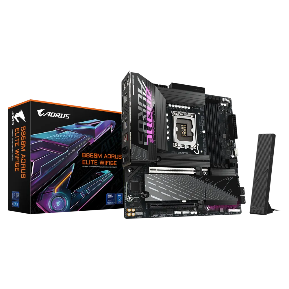GIGABYTE B860M Aorus Elite WIFI6E LGA1851 Micro-ATX Motherboard GIGABYTE B860M Aorus Elite WIFI6E LGA1851 Micro-ATX Motherboard