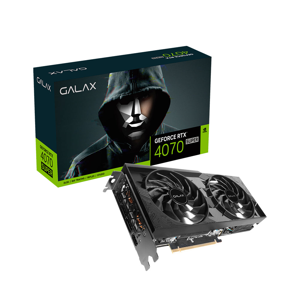 GALAX GeForce RTX 4070 SUPER 1-Click OC 2X 12GB GDDR6X Graphic Card