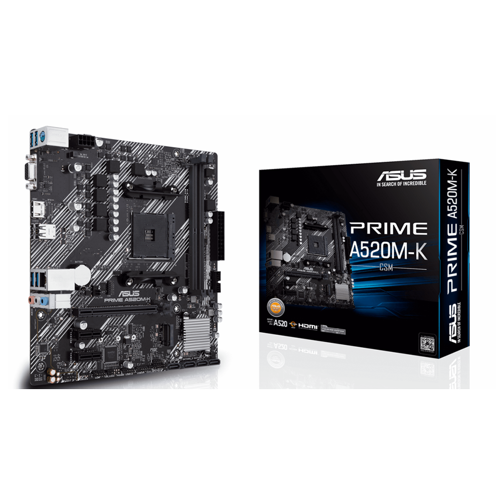 ASUS Prime A520M-K/CSM AM4 Micro-ATX Motherboard