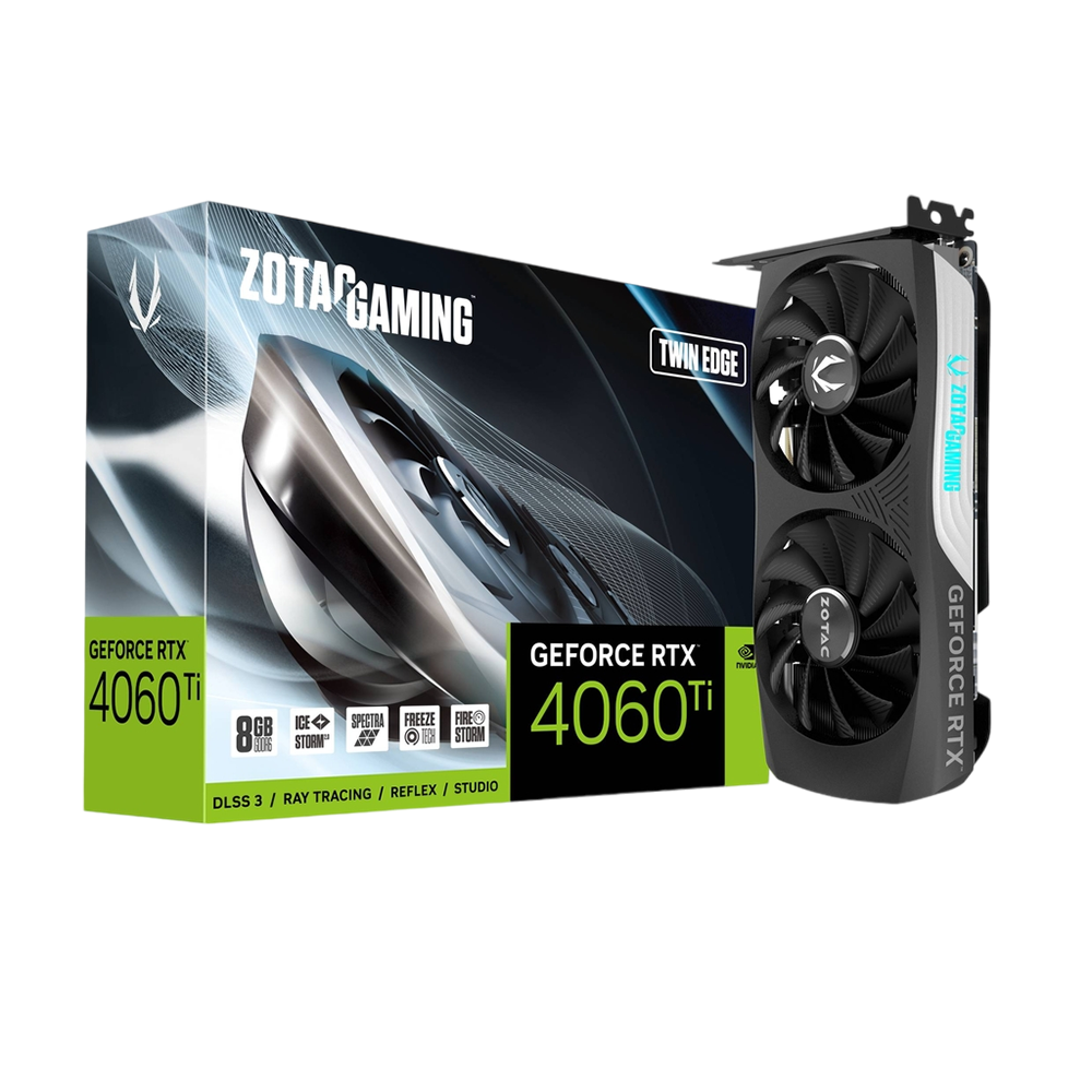 ZOTAC GAMING GeForce RTX 4060 Ti 8GB Twin Edge Graphics Card [ZT-D4061