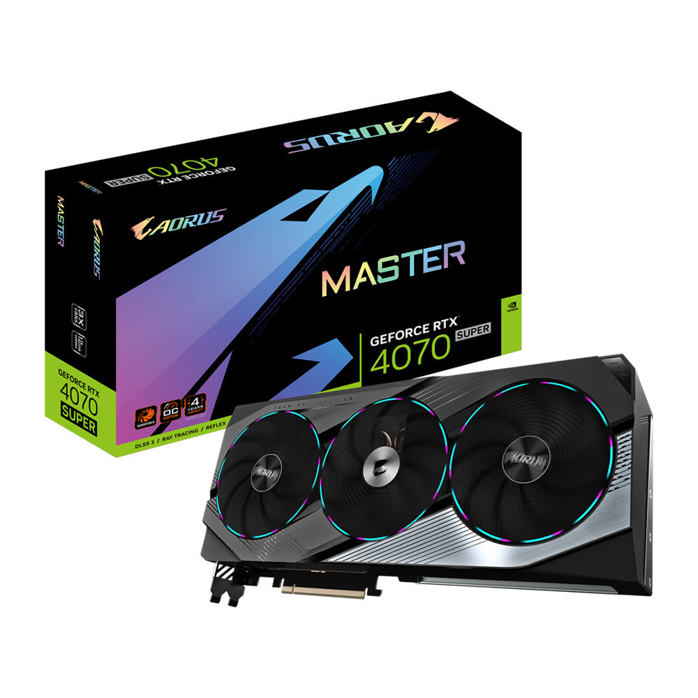 GIGABYTE AORUS GeForce RTX™ 4070 Super MASTER 12G Graphics Card [GV-N4