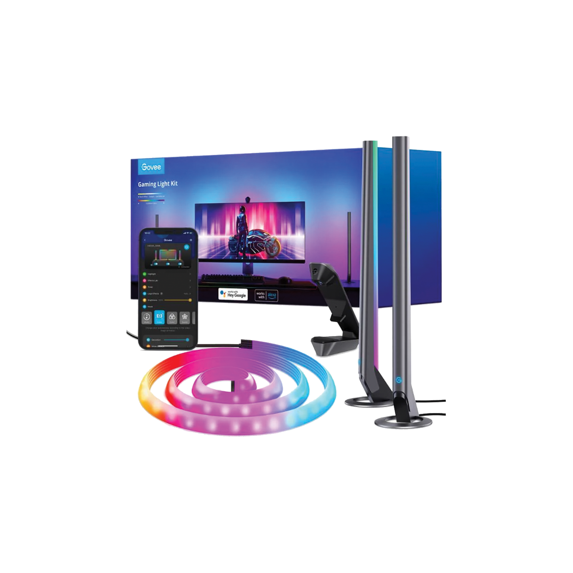 Govee G1-Pro Gaming Light Kit ゴビー　未開封 Govee DreamView G1 Pro Gaming Light - Full Kit: Buy Online at Best