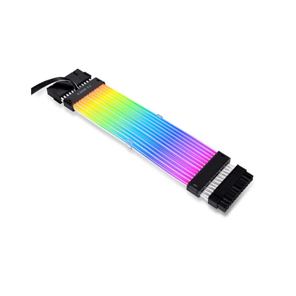 Lian Li Strimer Plus Wireless 24-Pin Sleeved Cable [PW24-1W-T-Controll Lian Li Strimer Plus Wireless 24-Pin Sleeved Cable [PW24-1W-T-Controll