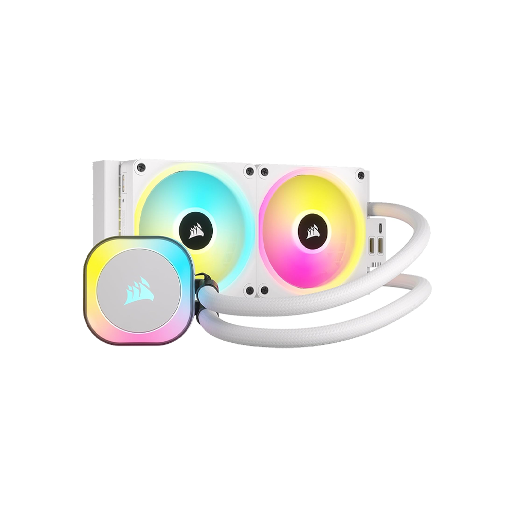Corsair Icue Link H100i RGB 240mm AIO Liquid CPU Cooler Corsair Icue Link H100i RGB 240mm AIO Liquid CPU Cooler