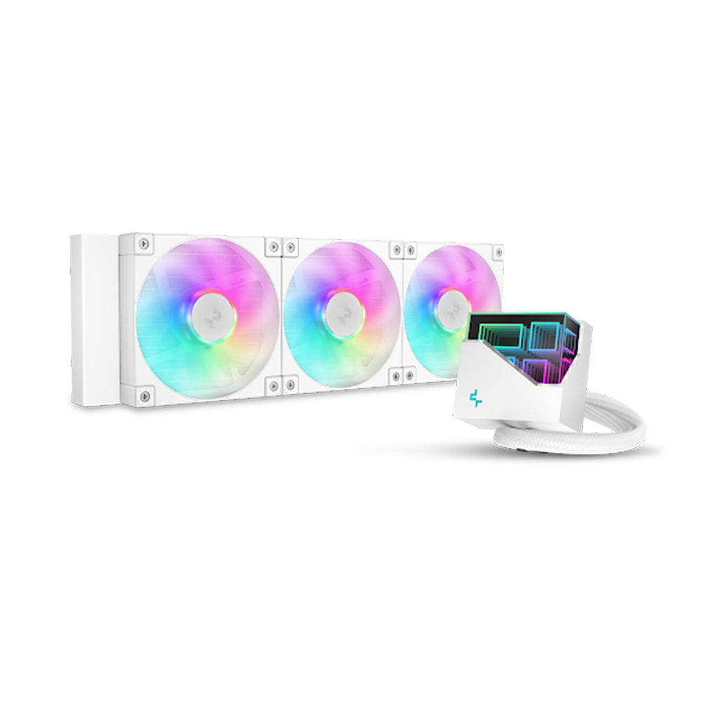 DeepCool（ディープクール） LT360 WH ARGB Deepcool LT360 ARGB 360mm AIO Liquid CPU Cooler