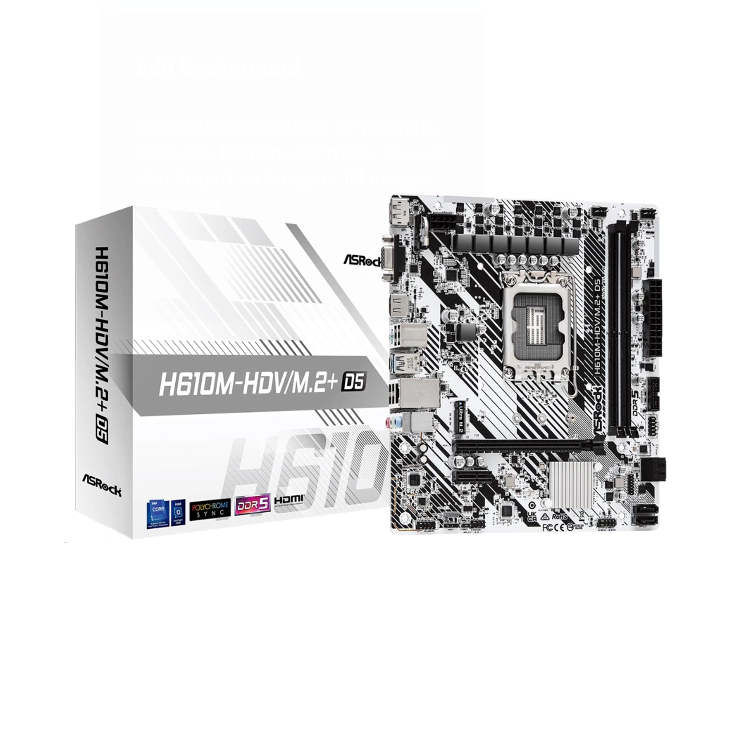 ASRock D5 LGA1700 Micro-ATX Motherboard