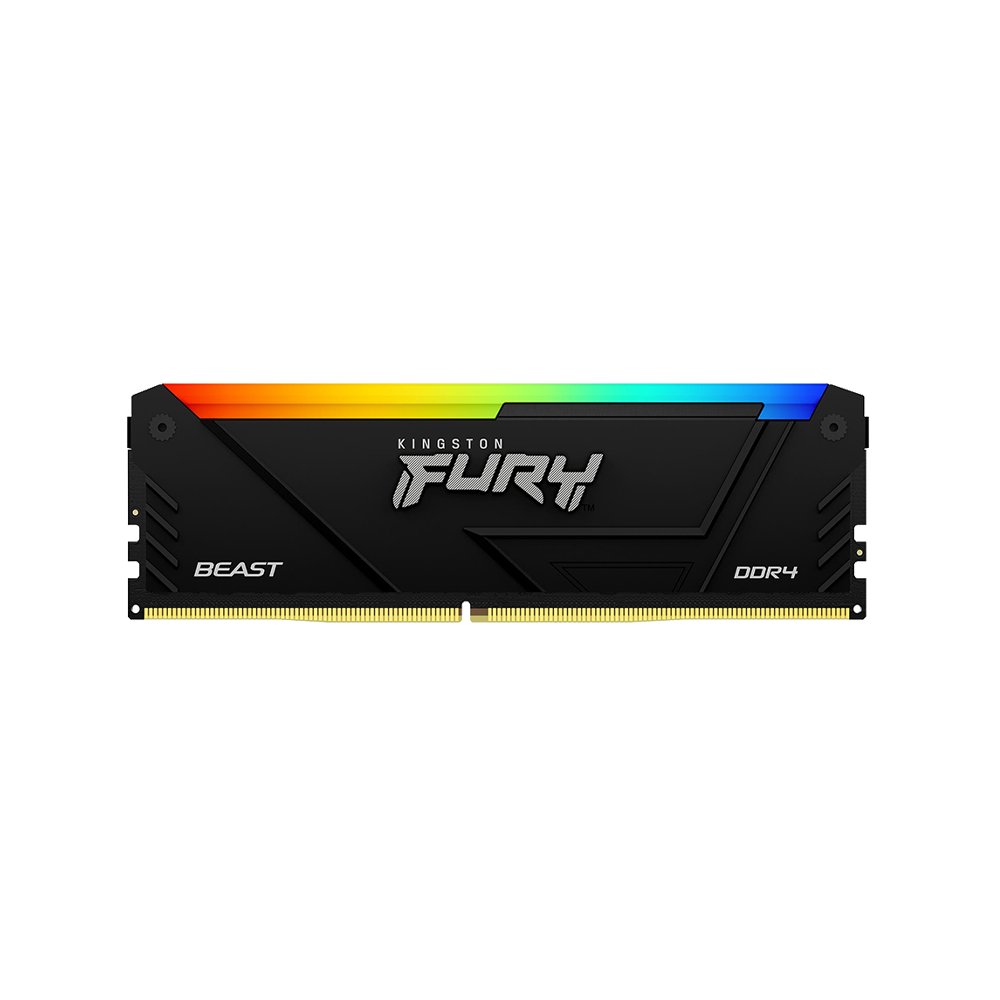 Kingston FURY BEAST 3200MHz DDR4 8GB‪✕‬4 Kingston Fury Beast 8GB 3200MHz DDR4 CL16 Desktop Memory Single