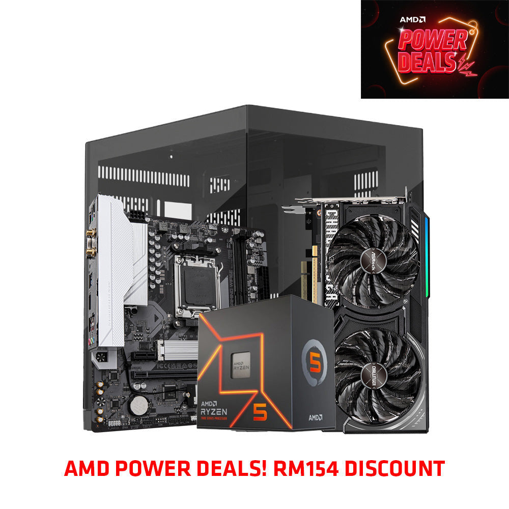 【 PCパーツセット】 B450-I/GTX1060/Ryzen5 1600 他 Brightstar PC Set - Radeon RX 9060 XT [B]