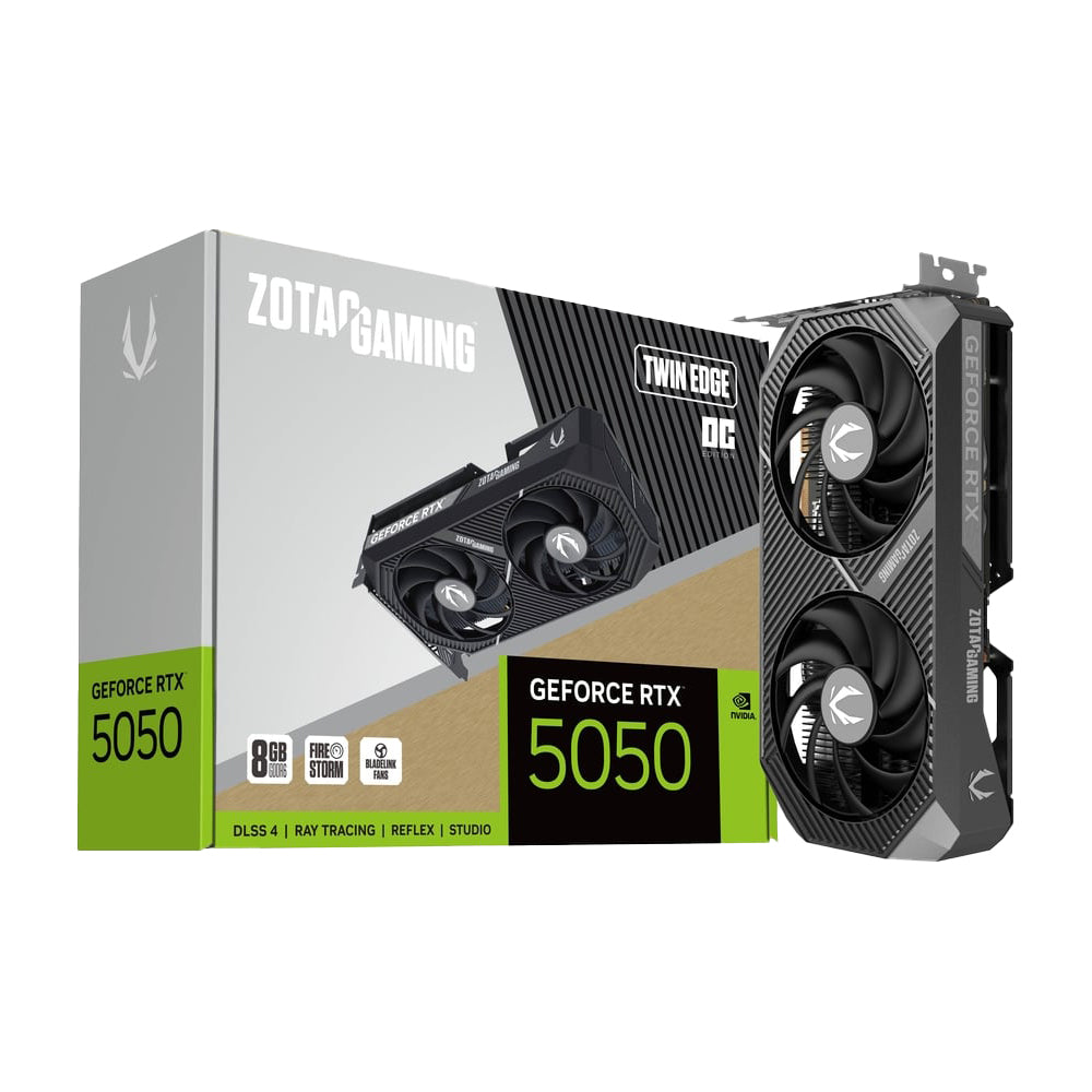 GeForce RTX 【ジャンク品】 Zotac Gaming GeForce RTX 5050 Twin Edge OC 8GB GDDR6 Graphics Card [ZT