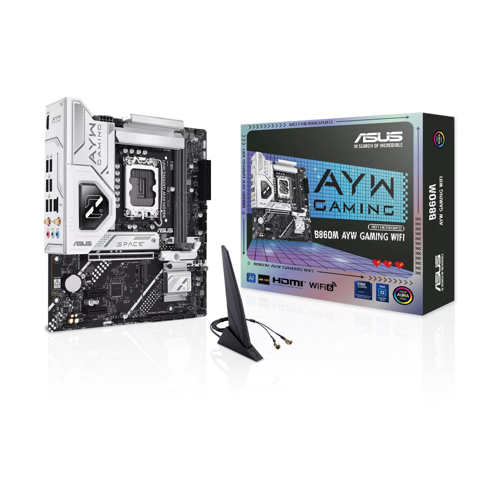 【新品】 ASUS B860M AYW GAMING WiFi ASUS B860M AYW Gaming WiFi LGA1851 MATX DDR5 M.2 Motherboard