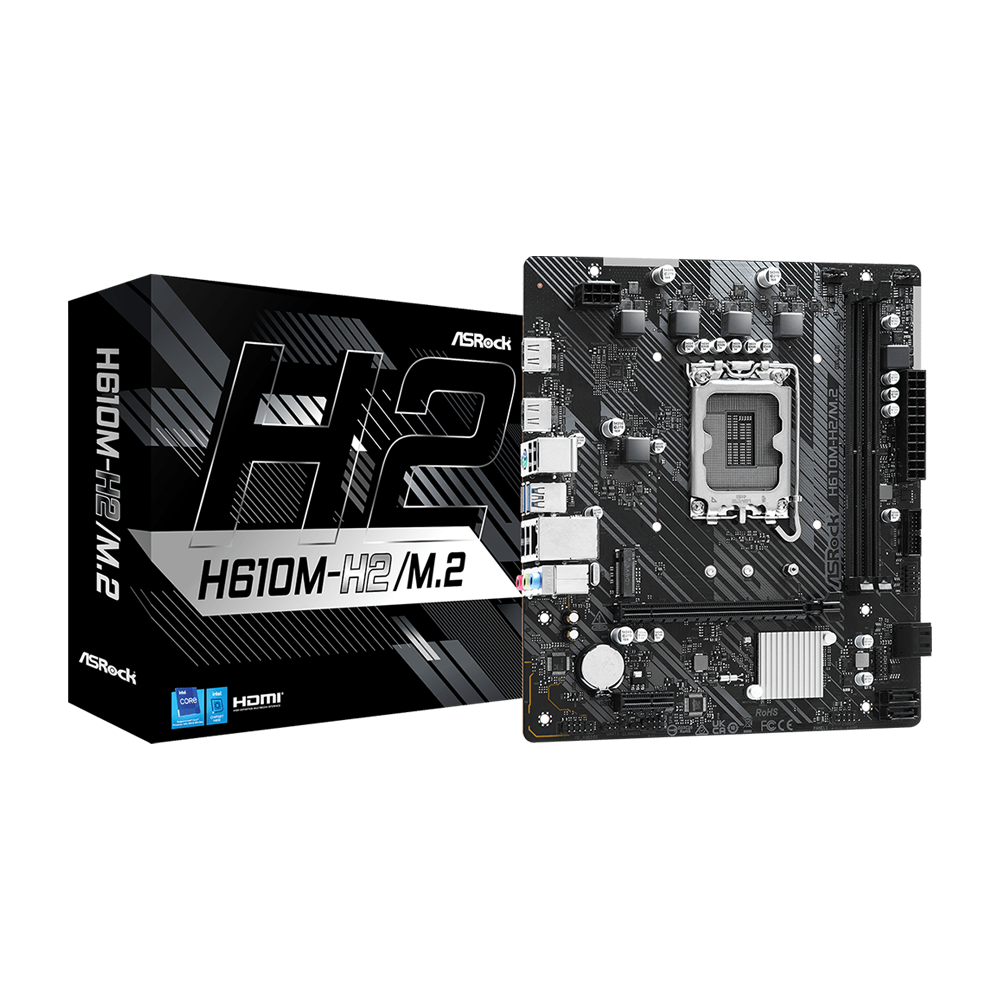 Intel 12100, 32GBメモリ, H610M-HVS/M.2 R2.0 ASRock > H610M-HVS/M.2 Intel 12100, 32GBメモリ, H610M-HVS/M.2 R2.0 ASRock > H610M-HVS/M.2