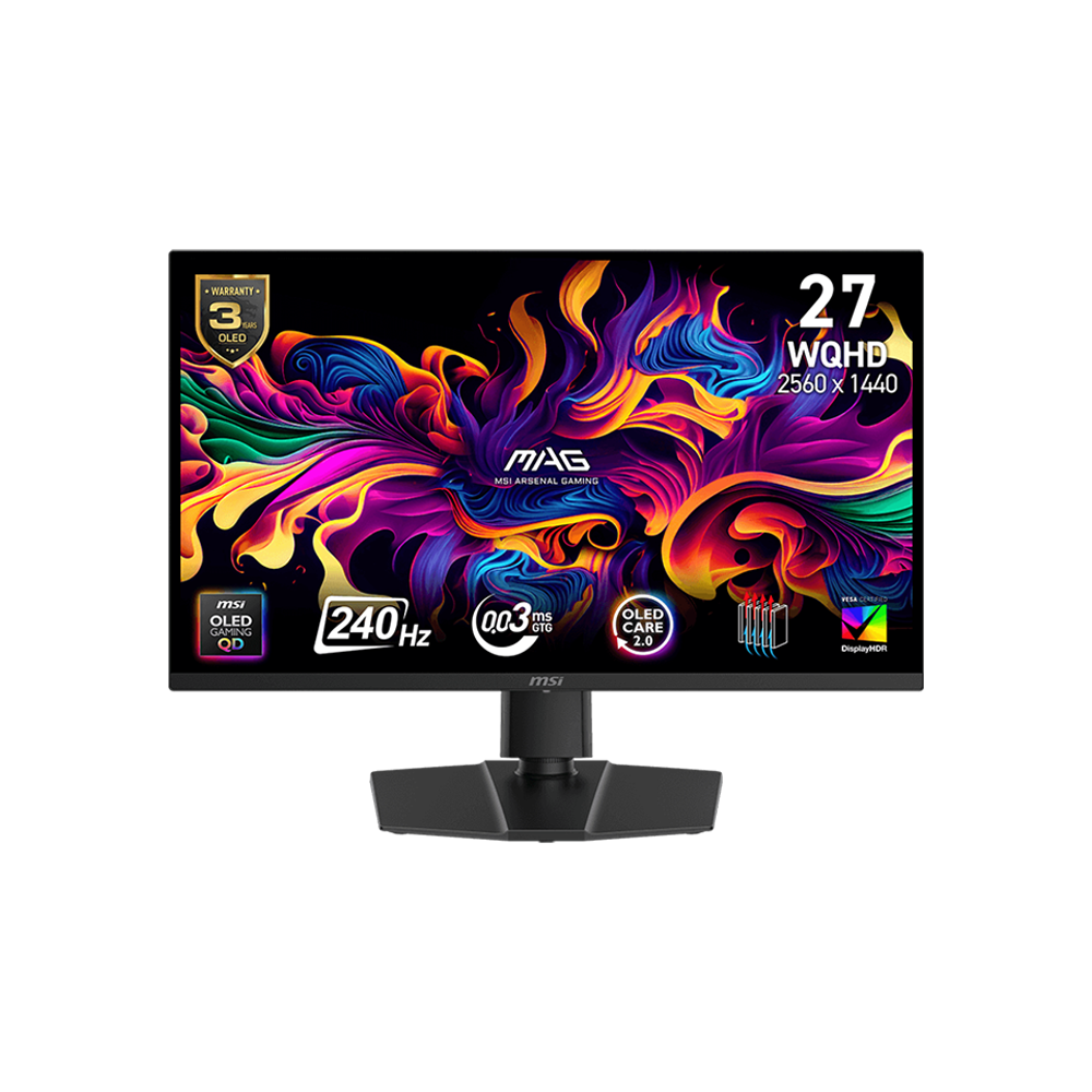 MSI MAG 273QP X24 QD-OLED 26.5'' WQHD 240Hz QD-OLED Gaming Monitor