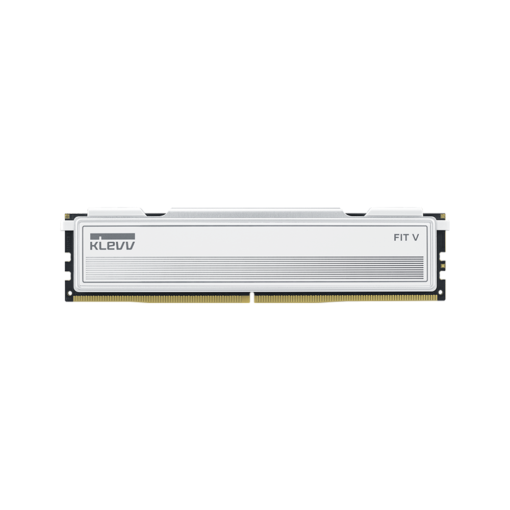 Klevv FIT V 32GB [2x16GB] 6400mHz DDR5 Desktop Memory - Ceramic White