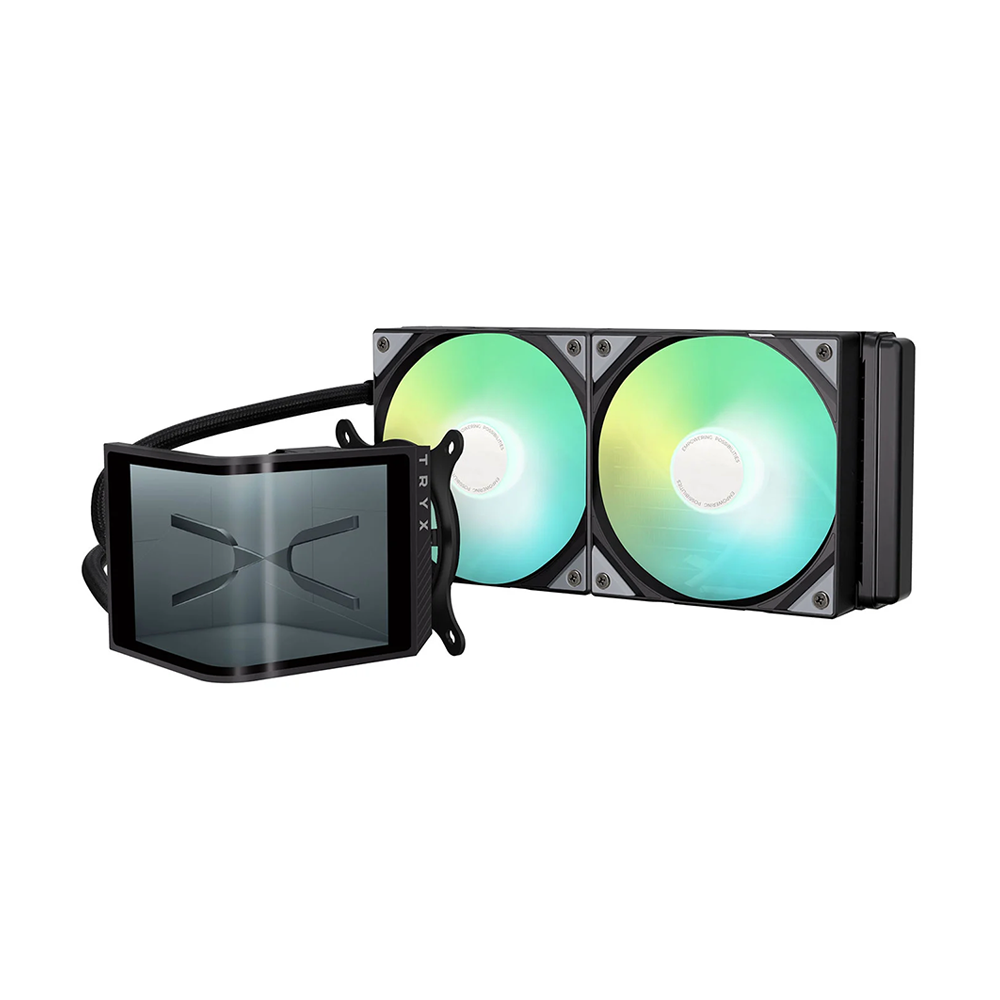 TRYX PANORAMA SE ARGB 240mm AIO CPU Liquid Cooler - Black TRYX PANORAMA SE ARGB 240mm AIO CPU Liquid Cooler - Black