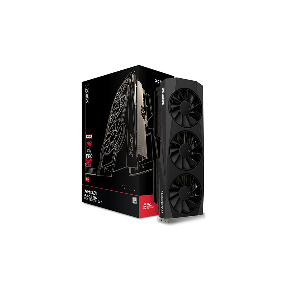 XFX Quicksilver AMD Radeon RX 9070XT Gaming Edition 16GB GDDR6 Graphic