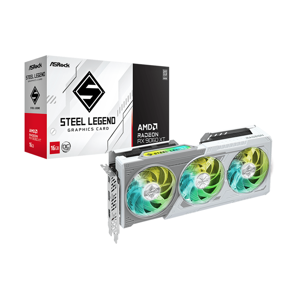 ぞ*屋様 ASRock グラフィックボードSteel legend RX 906 ASRock AMD Radeon™ RX 9060 XT Steel Legend 16GB GDDR6 OC Graphic Card