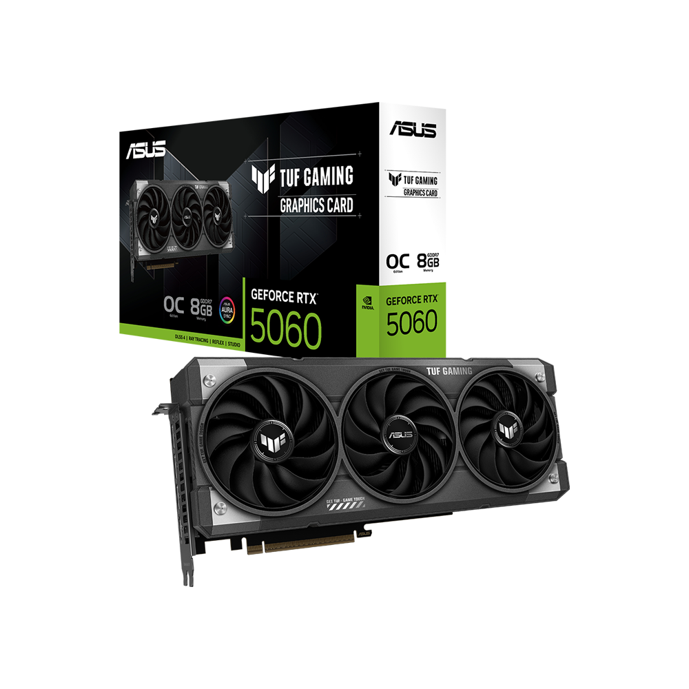 ASUS TUF Gaming GeForce RTX™ 5060 8GB GDDR7 OC Edition Graphic Card