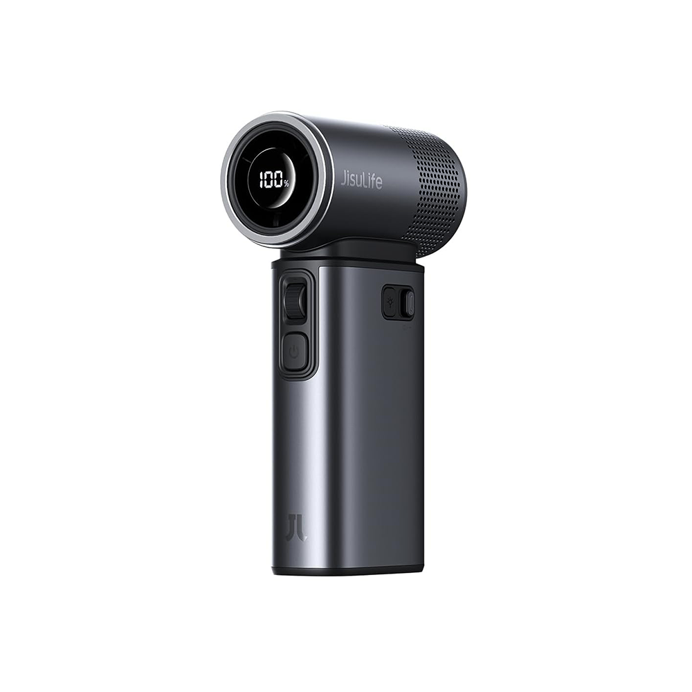 JisuLife Handheld Fan Ultra2 [Dark Grey/Light Brown]