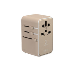 ADAM elements T35L 35W Universal Travel Adapter with Built-In USB-C Cable