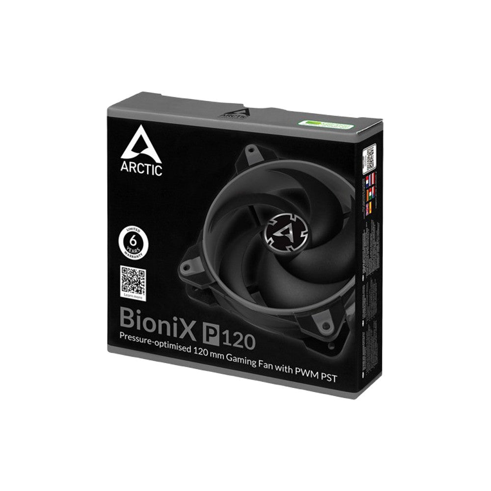 Arctic BioniX P120 120mm PWM Case Fan [Black/White]