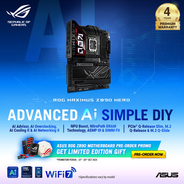 [Preorder] ASUS ROG Maximus Z890 Hero LGA1851 ATX Motherboard