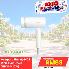 [Flash Sales Only] Acerpure Beauty HD1 Ionic Hair Dryer [HD364-10W]