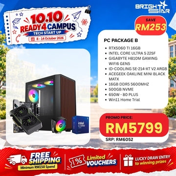 READY4 CAMPUS: Tech Startup - PC Package B  [U5-225F+RTX5060 Ti]