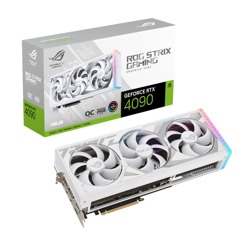 ASUS ROG Strix GeForce RTX 4090 White OC Edition 24GB GDDR6X Graphic Card