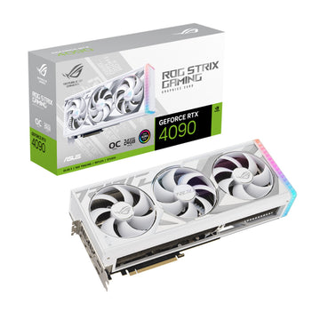 ASUS ROG Strix GeForce RTX 4090 White OC Edition 24GB GDDR6X Graphics Card