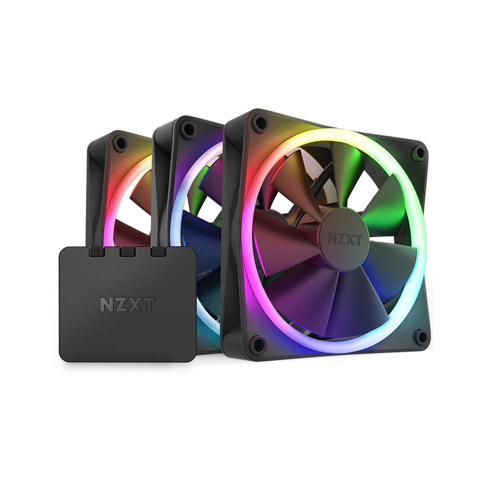 NZXT F120 RGB Triple Pack 120mm PWM Case Fan