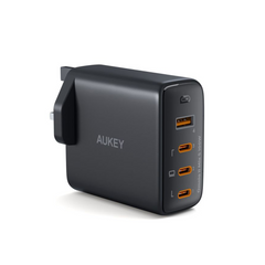 Aukey 100W USB-C 4-Ports Omnia GaN Charger Mobile Accessories - Black