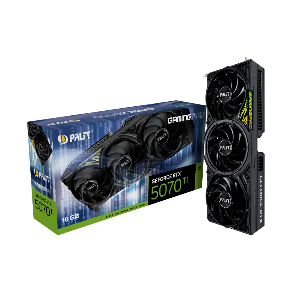 Palit GeForce RTX™ 5070 Ti GamingPro 16GB GDDR7 Graphic Card