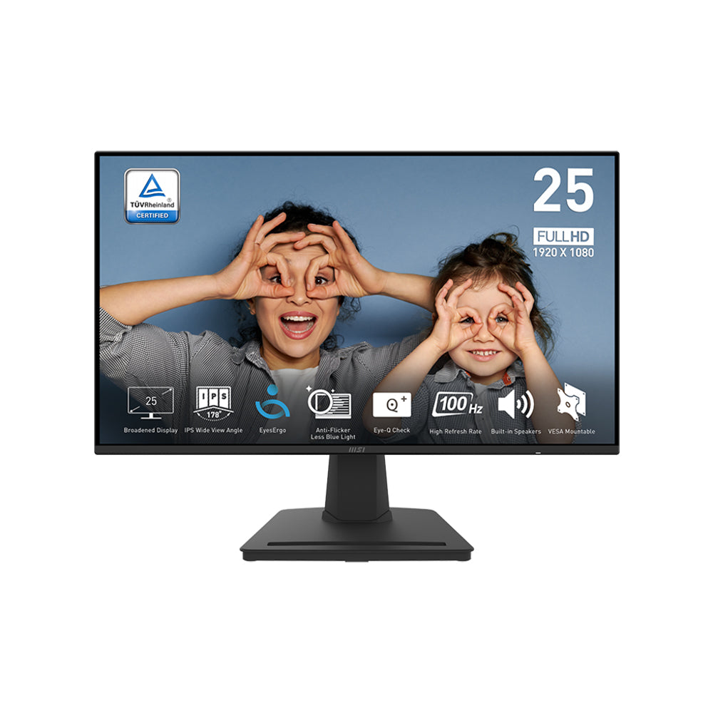 MSI PRO MP252 24.5" FHD 100Hz IPS Productivity Monitor