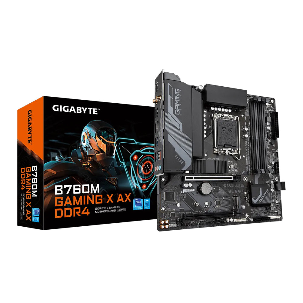 GIGABYTE B760M Gaming X AX DDR4 LGA1700 Micro-ATX Motherboard