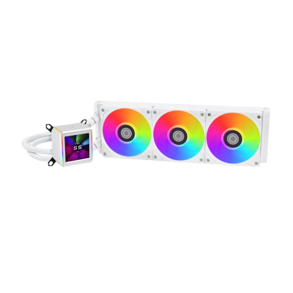 Lian Li Galahad II LCD 360 AIO CPU Liquid Cooler - White