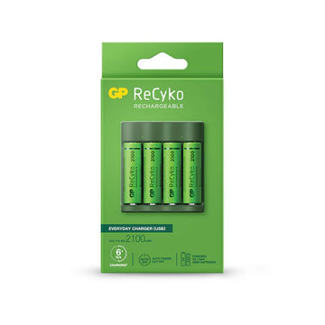 GP Batteries ReCyko Everyday Charger (USB) B421 4-slot AA 2,100mAh