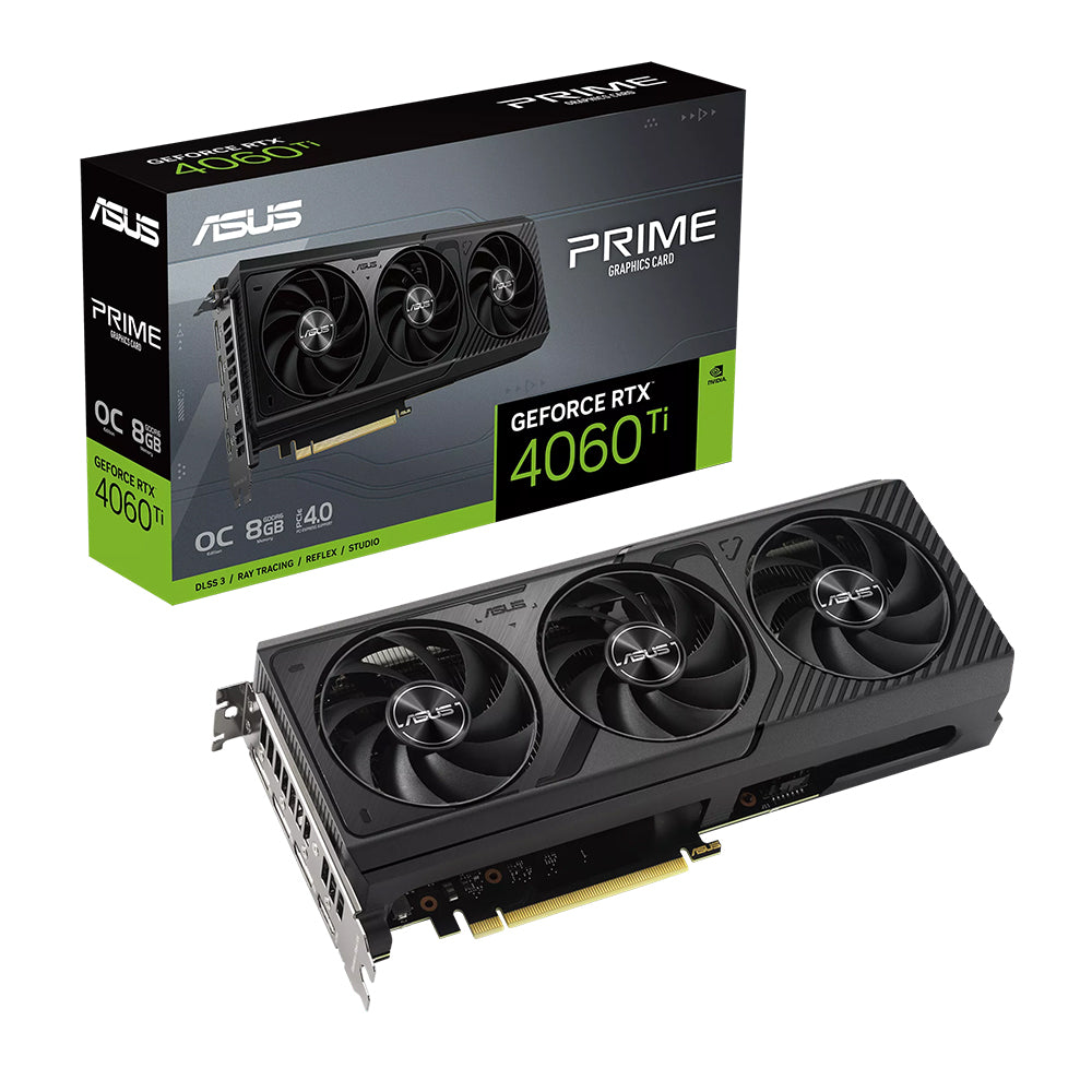 ASUS Prime GeForce RTX 4060 Ti OC Edition 8GB GDDR6 Graphic Card