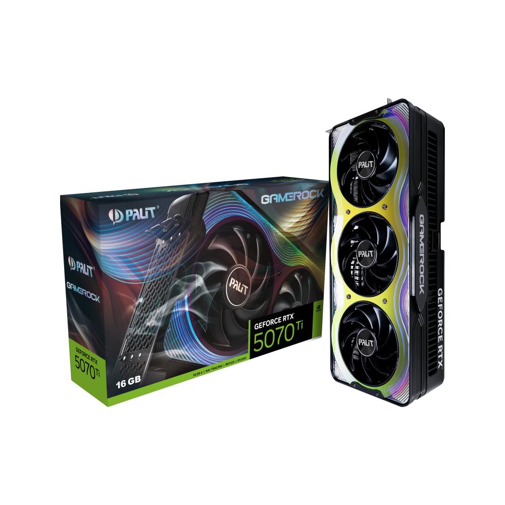 Palit GeForce RTX™ 5070 Ti GameRock 16GB GDDR7 Graphic Card