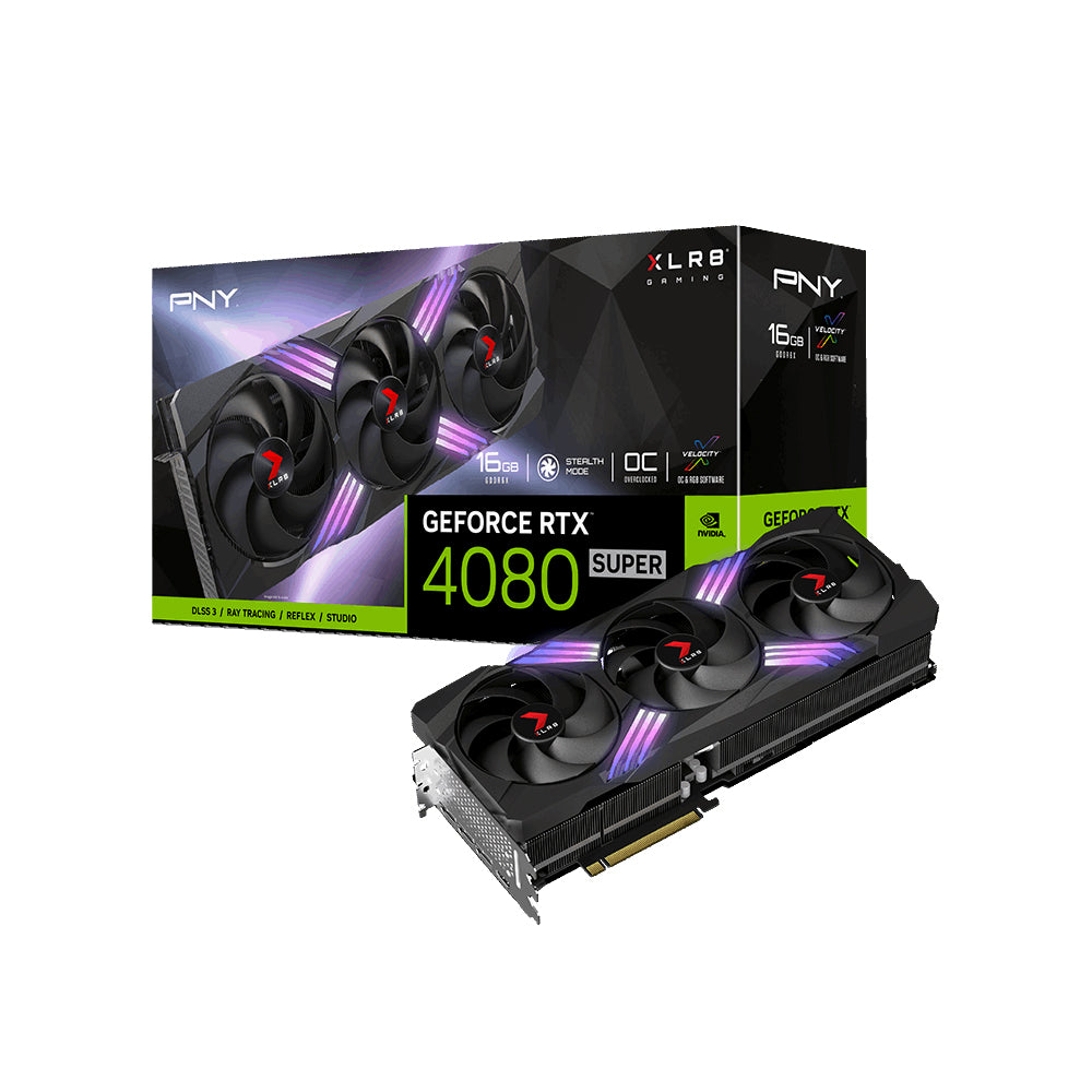 グラフィックボード・グラボ・ビデオカード PNY GeForce RTX 4080 Super VERTO OC 16GB PNY GeForce RTX 4080 SUPER 16GB XLR8 Gaming VERTO EPIC-X RGB OC Triple