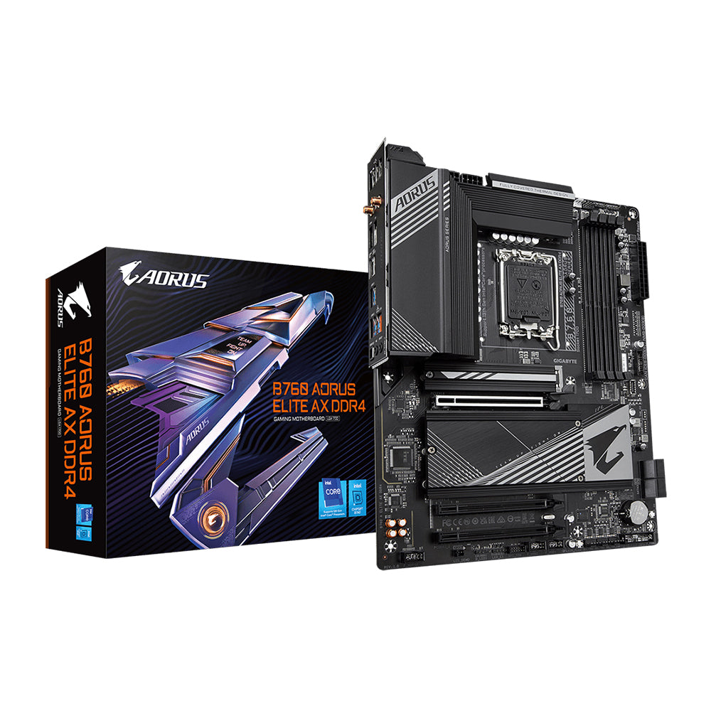 GIGABYTE B760 AORUS Elite AX DDR4 LGA1700 ATX Motherboard