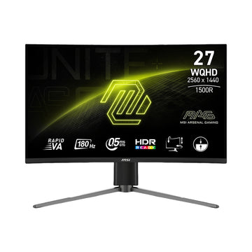 MSI MAG-27CQ6PF 27" QHD 180Hz VA Curved Gaming Monitor