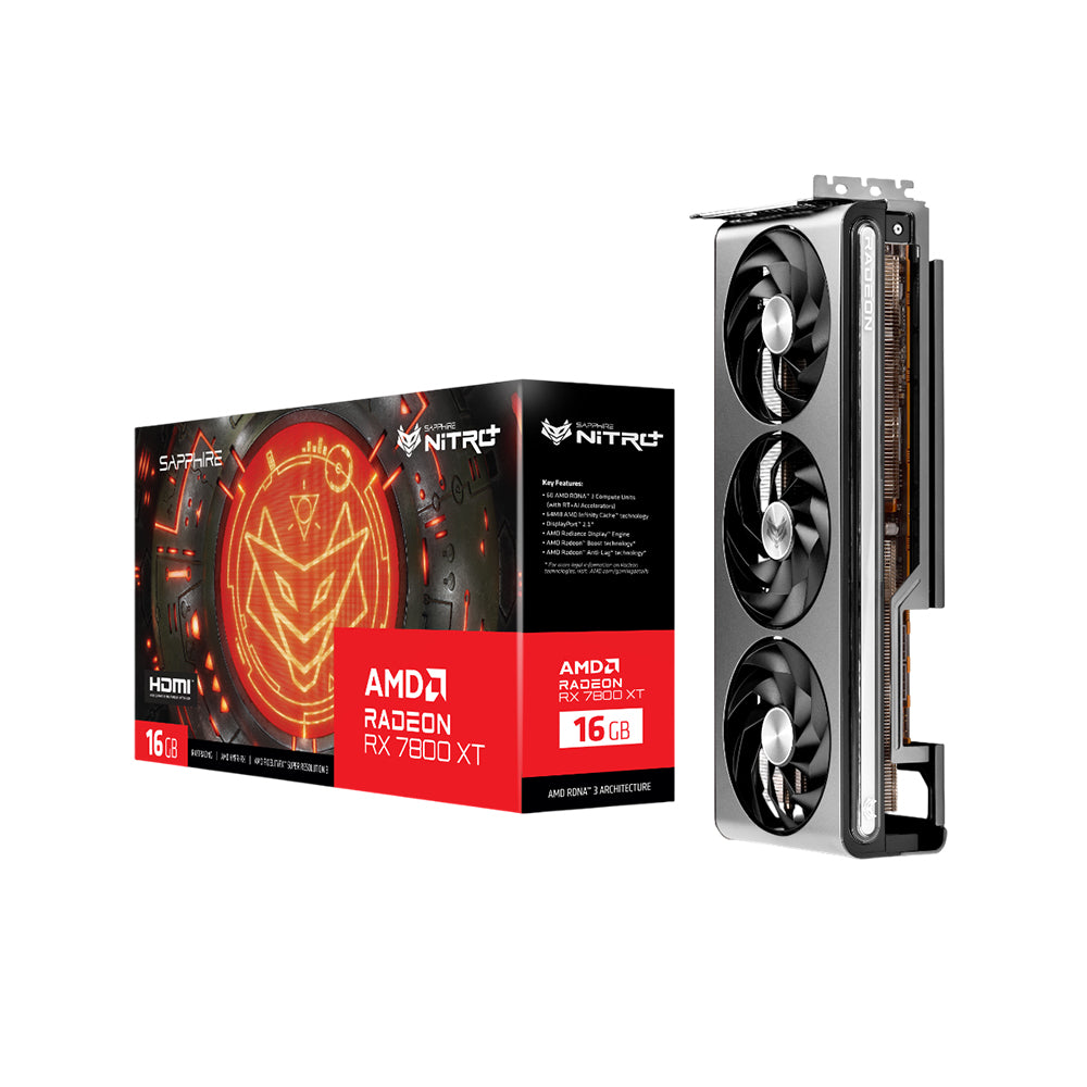 Sapphire NITRO+ AMD Radeon RX 7800 XT 16G GDDR6 Graphic Card