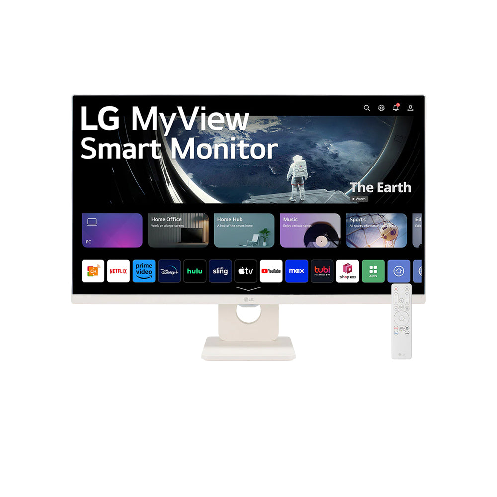 LG MyView 27SR50F 27" FHD 60Hz IPS White Smart Monitor