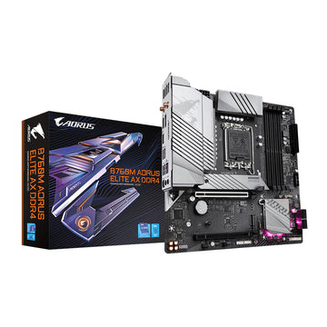 GIGABYTE B760M AORUS Elite AX DDR4 LGA1700 Micro-ATX Motherboard