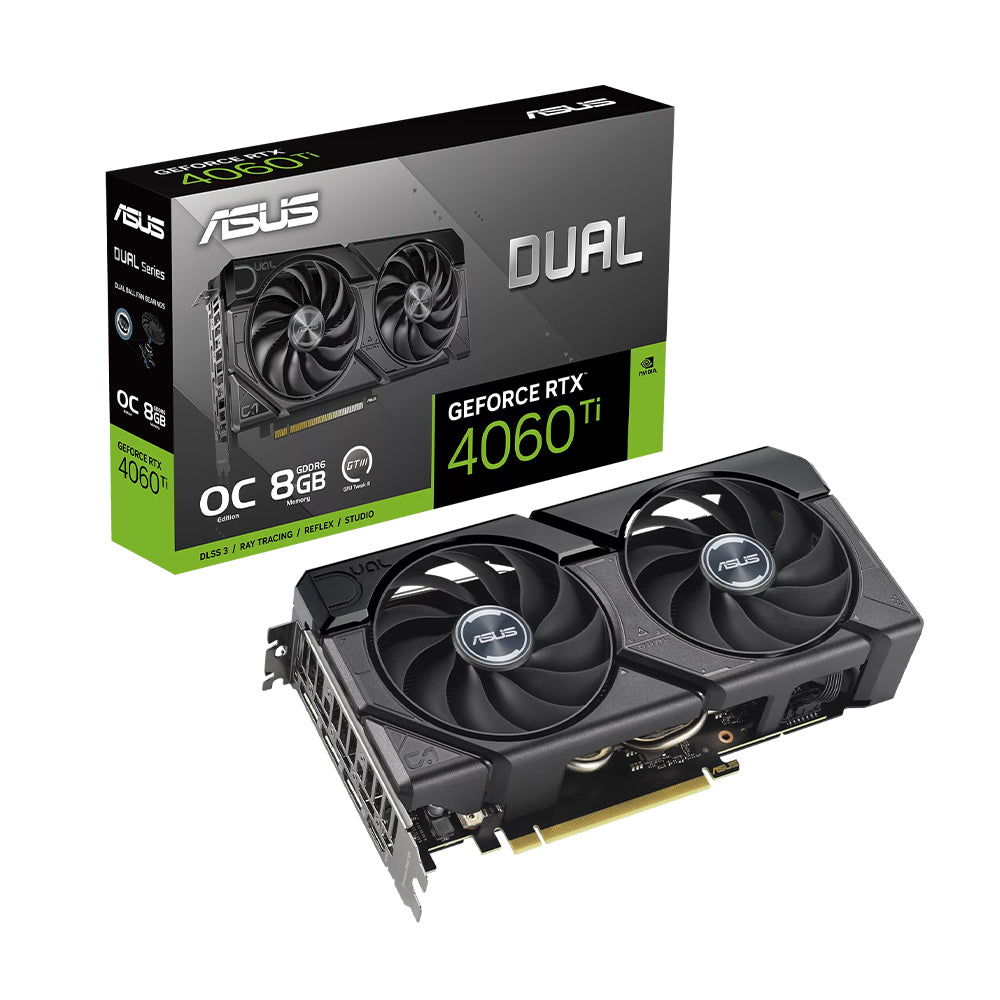 ASUS Dual GeForce RTX 4060 Ti EVO OC Edition 8GB GDDR6 Graphic Card