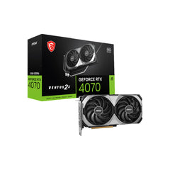 MSI GeForce RTX 4070 Ventus 2X E1 12G OC 12GB GDDR6 Graphic Card