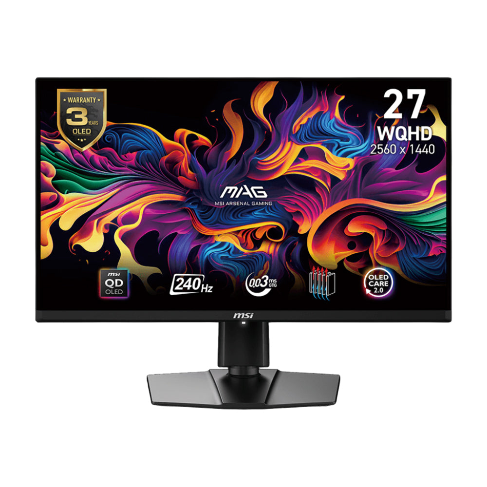 MSI MAG 271QPX QD-OLED E2 26.5" WQHD 240Hz QD-OLED Gaming Monitor